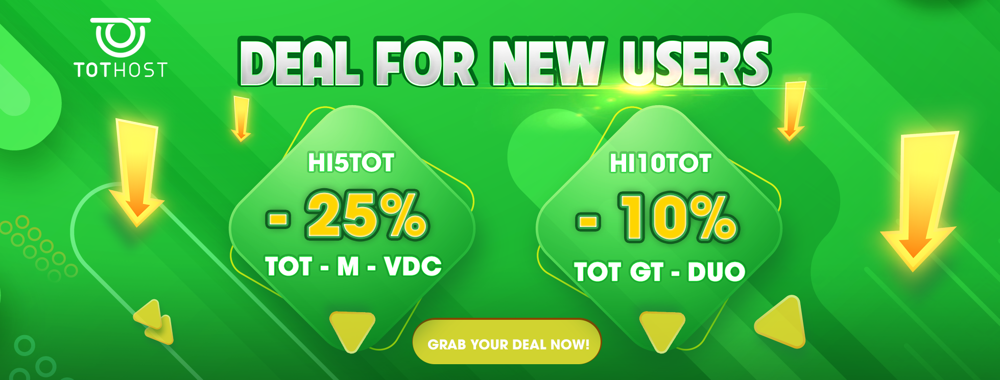 Hi5TOT: VPS ưu đãi tới 25% chào bạn mới