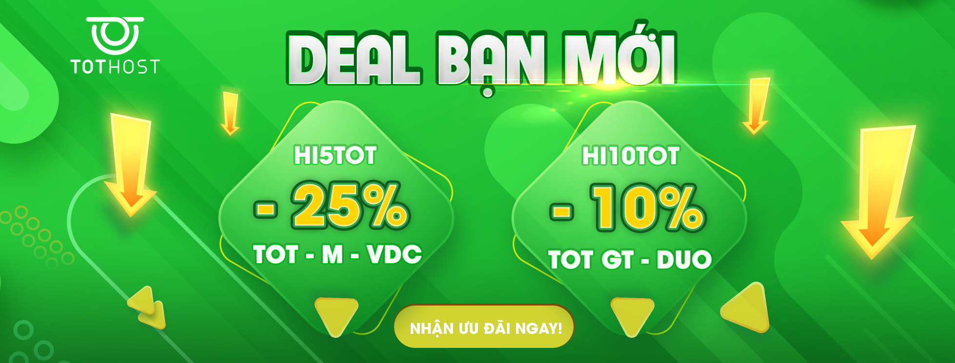 Hi5TOT: VPS ưu đãi tới 25% chào bạn mới