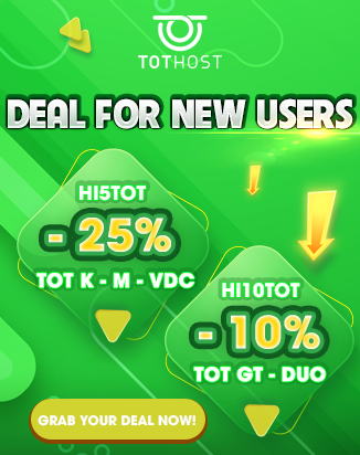 Hi5TOT: VPS ưu đãi tới 25% chào bạn mới