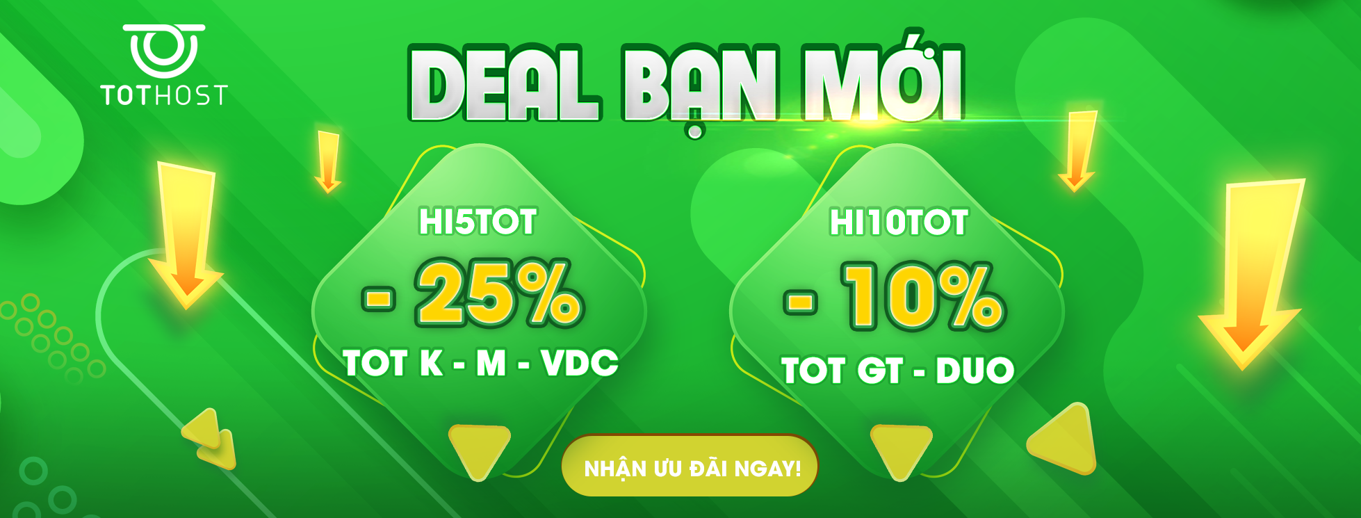 Hi5TOT: VPS ưu đãi tới 25% chào bạn mới