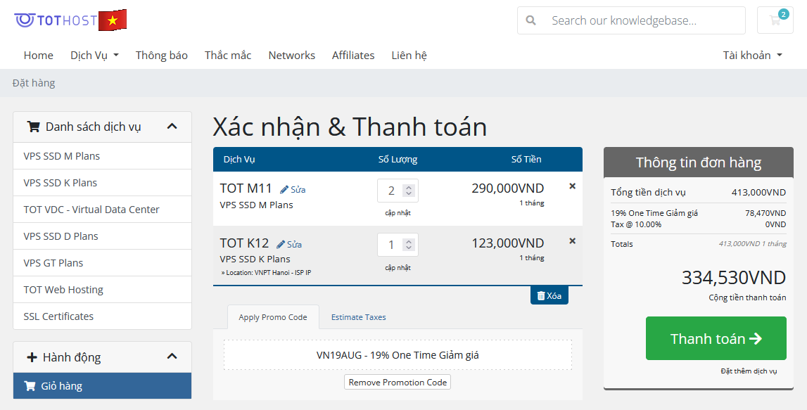 Cách nhập mã ưu đãi Cờ đỏ sale vàng của CloudyTek