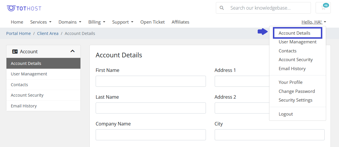 Cập nhật thông tin KYC đăng ký tên miền trên CloudyTek CloudGate