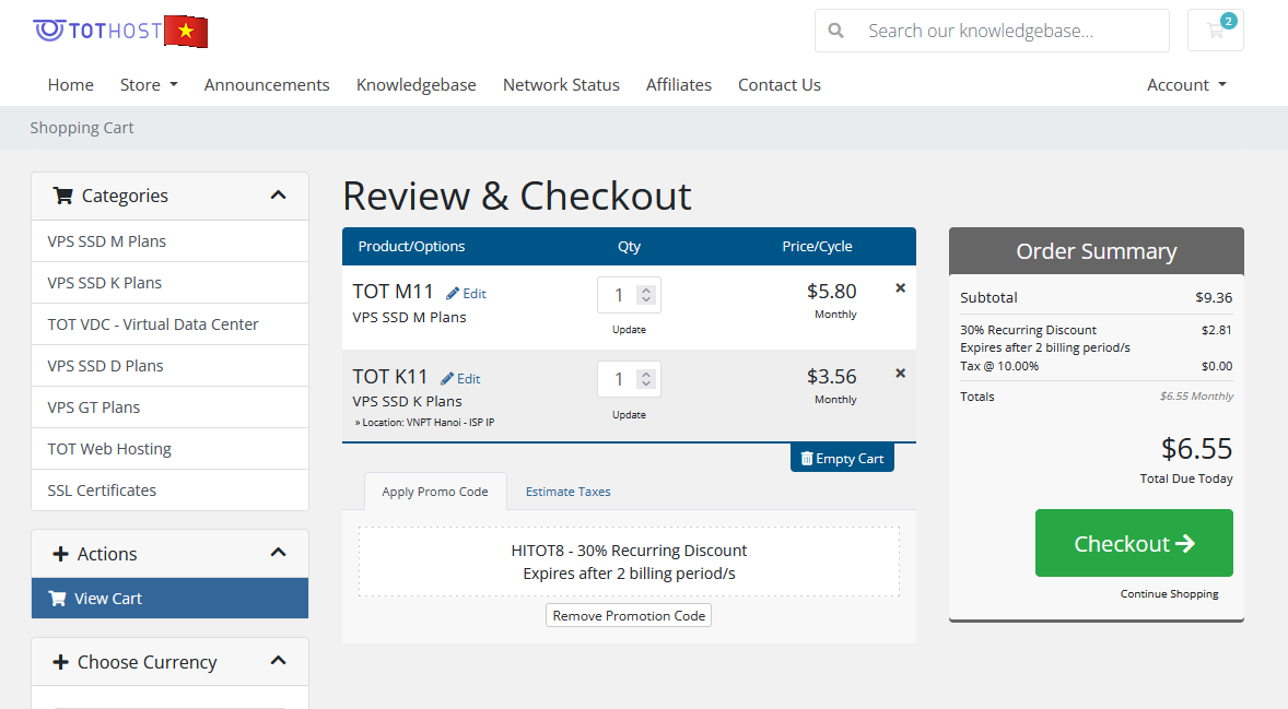 Hướng dẫn cách nhận ưu đãi giảm 30% khi mua VPS CloudyTek dành cho khách hàng mới