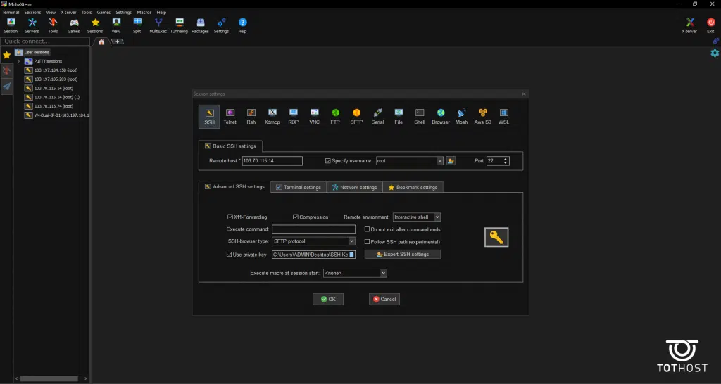 Sử dụng SSH Key trên MobaXterm