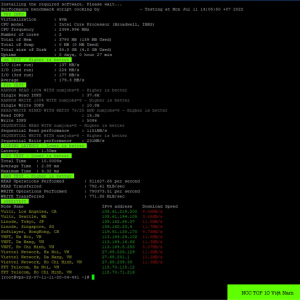Kết quả đo hiệu năng cloud server nhà cung cấp top 10 Việt Nam