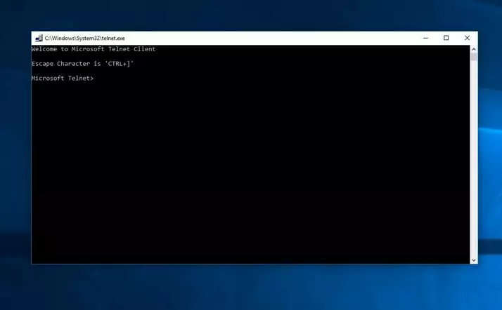 Kích hoạt Telnet trên Windows 10