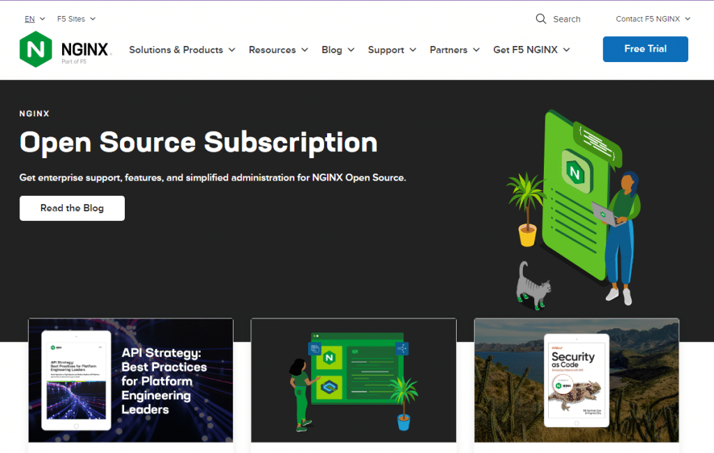 Website chính thức của NGINX