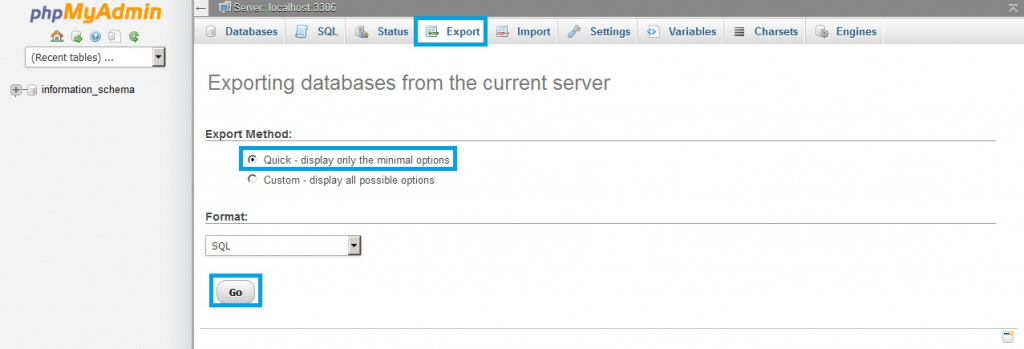 Cách sử dụng và quản lý Database với phpMyAdmin