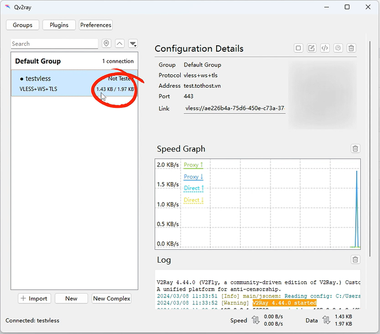Kết nối thành công 